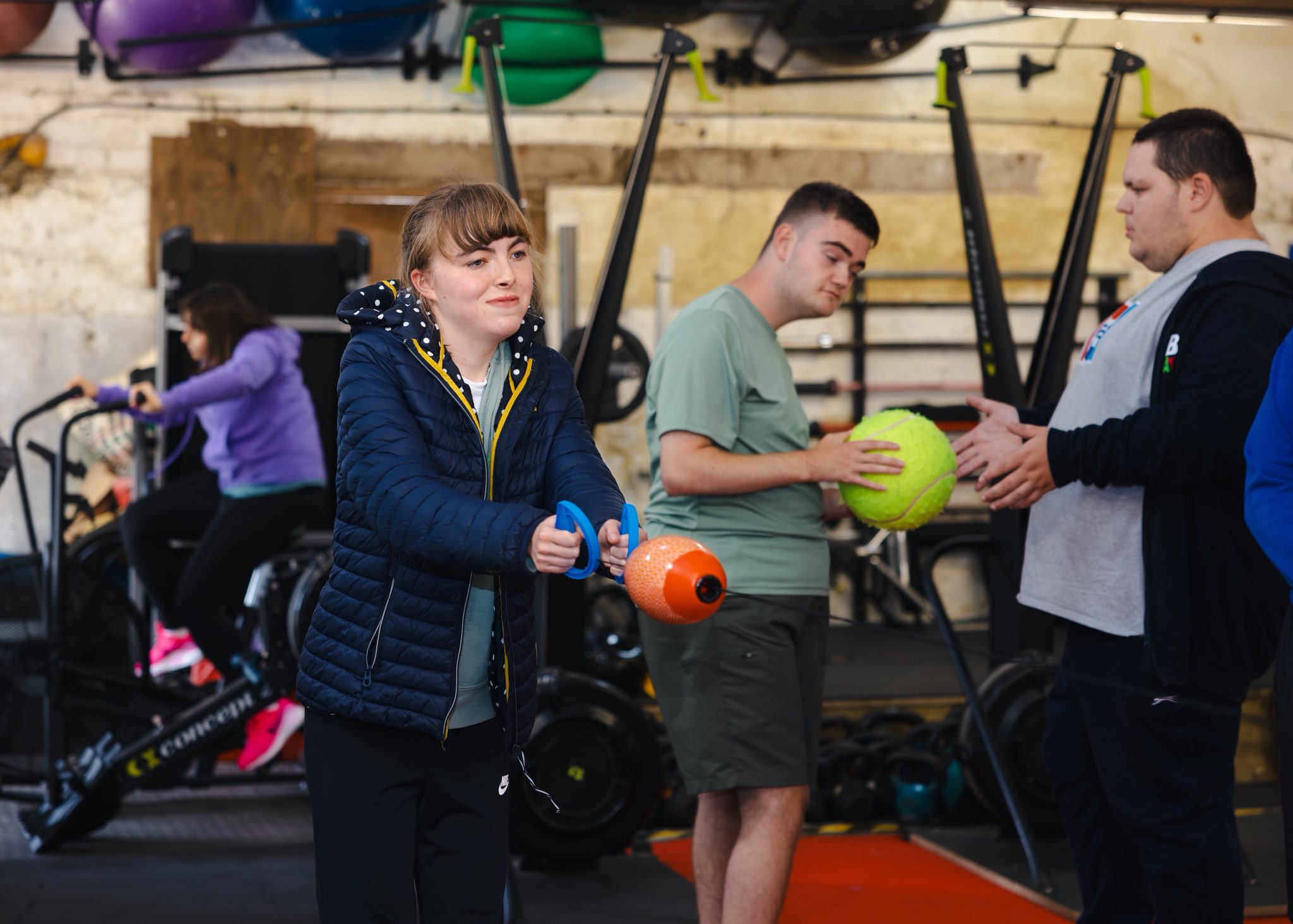 Community members connecting and socialising at a Barnability event